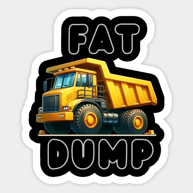 FAT DUMP Sticker by GP SHOP